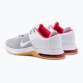 Scarpe da ginnastica uomo Nike Air Max Alpha Trainer 4 lt grigio fumo/bianco/rosso ciliegia 3