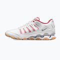 Scarpe da ginnastica da uomo Nike Reax 8 Tr Mesh bianco/bianco/grigio lupo/rosso cileno 9