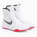 Nike Machomai 2 SE bianco/nero/lucido cremisi scarpe da boxe 4