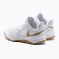 Scarpe da pallavolo Nike Zoom Hyperspeed Court SE bianche/oro 3