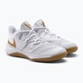 Scarpe da pallavolo Nike Zoom Hyperspeed Court SE bianche/oro 6