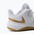 Scarpe da pallavolo Nike Zoom Hyperspeed Court SE bianche/oro 8