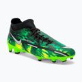 Scarpe da calcio da uomo Nike Phantom GT2 Academy DF SW FG/MG nero/metallico platino/verde strike