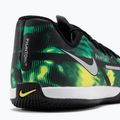 Nike Phantom GT2 Academy SW IC Jr scarpe da calcio nero / platino metallico / verde sciopero 8