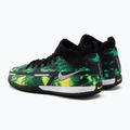 Nike Phantom GT2 Academy DF SW IC Jr bambini scarpe da calcio nero / platino metallico / sciopero verde 3