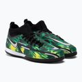 Nike Phantom GT2 Academy DF SW IC Jr bambini scarpe da calcio nero / platino metallico / sciopero verde 5