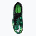 Nike Phantom GT2 Academy DF SW IC Jr bambini scarpe da calcio nero / platino metallico / sciopero verde 6