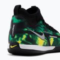 Nike Phantom GT2 Academy DF SW IC Jr bambini scarpe da calcio nero / platino metallico / sciopero verde 8