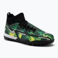 Nike Phantom GT2 Academy DF SW TF Jr scarpe da calcio bambino nero/metallico platino/verde strike