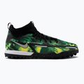 Nike Phantom GT2 Academy DF SW TF Jr scarpe da calcio bambino nero/metallico platino/verde strike 2