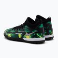 Nike Phantom GT2 Academy DF SW TF Jr scarpe da calcio bambino nero/metallico platino/verde strike 3