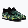 Nike Phantom GT2 Academy DF SW TF Jr scarpe da calcio bambino nero/metallico platino/verde strike 5