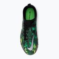 Nike Phantom GT2 Academy DF SW TF Jr scarpe da calcio bambino nero/metallico platino/verde strike 6