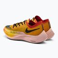 Scarpe da corsa uomo Nike Zoomx Vaporfly Next 2 oro universitario/nero/polline/arancio 3