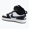 Scarpe da bambino Nike Court Borough Mid 2 white/white/black/university red 3