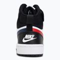 Scarpe da bambino Nike Court Borough Mid 2 white/white/black/university red 6