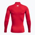 Maglia a maniche lunghe da allenamento uomo Under Armour Comp Mock UA Armour red/white 2