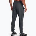 Pantaloni da allenamento Under Armour UA Pique Track da uomo grigio pece/bianco 3