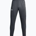 Pantaloni da allenamento Under Armour UA Pique Track da uomo grigio pece/bianco 5