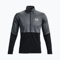 Felpa Under Armour UA Pique Track da uomo grigio pece/bianco 4