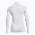 Under Armour Authentics CG Mockneck bianco/nero, manica lunga da allenamento per donna 8