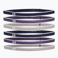 Under Armour UA Mini Headbands 6 pezzi midnight navy/twilight purple/gray wolf 4