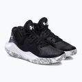 Under Armour GS Jet '21 nero/bianco scarpe da basket per bambini 5