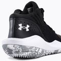 Under Armour GS Jet '21 nero/bianco scarpe da basket per bambini 8
