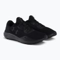 Under Armour Charged Pursuit 3 nero/nero/nero scarpe da corsa da uomo 4