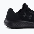 Under Armour Charged Pursuit 3 nero/nero/nero scarpe da corsa da uomo 8