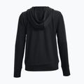 Under Armour donna Rival Terry FZ Felpa con cappuccio nero/bianco 2