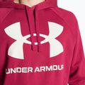 Felpa da uomo Under Armour Rival Fleece Big Logo HD rosso/bianco 3