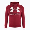 Felpa da uomo Under Armour Rival Fleece Big Logo HD rosso/bianco 4