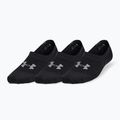 Calze da allenamento Under Armour Breathe Lite Ultra Low 3P nero/nero/grigio campo donna