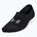 Calze da allenamento Under Armour Breathe Lite Ultra Low 3P nero/nero/grigio campo donna 2