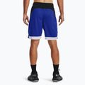 Pantaloncini da basket Under Armour Baseline 10In da uomo, royal/bianco 3