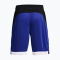 Pantaloncini da basket Under Armour Baseline 10In da uomo, royal/bianco 6