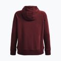 Felpa da donna Under Armour Rival Fleece Hb Hoodie rosso castagna/bianco 6