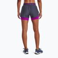 Under Armour Play Up 2-In-1 pantaloncini da allenamento da donna in acciaio temperato/strobo/strobo 2