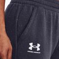 Pantaloni Under Armour Rival Fleece Joggers donna acciaio temperato/bianco 4