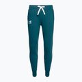 Pantaloni Under Armour Rival Fleece Joggers donna tormalina/bianco 3