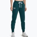 Pantaloni Under Armour Rival Fleece Joggers donna tormalina/bianco