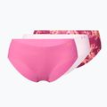 Under Armour Ps Hipster Print slip da donna 3 pz. ritmo rosa/ciliegia scura/afterglow