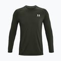 Under Armour uomo manica lunga da allenamento UA Hg Armour Fitted verde barocco/bianco