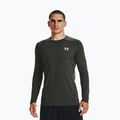 Under Armour uomo manica lunga da allenamento UA Hg Armour Fitted verde barocco/bianco 3