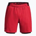 Pantaloncini da allenamento Under Armour Vanish Woven 2In1 Sts da uomo rosso radio/rosso castagno/rosso castagno