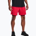 Pantaloncini da allenamento Under Armour Vanish Woven 2In1 Sts da uomo rosso radio/rosso castagno/rosso castagno 3