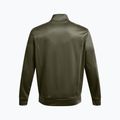 Felpa Under Armour Fleece 1/4 Zip da uomo di colore verde/nero 3