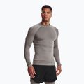 Under Armour uomo maniche lunghe da allenamento UA Cg Armour Novelty Mock peltro/riflettente