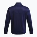 Felpa da allenamento Under Armour Fleece 1/4 Zip midnight navy/nero da uomo 5